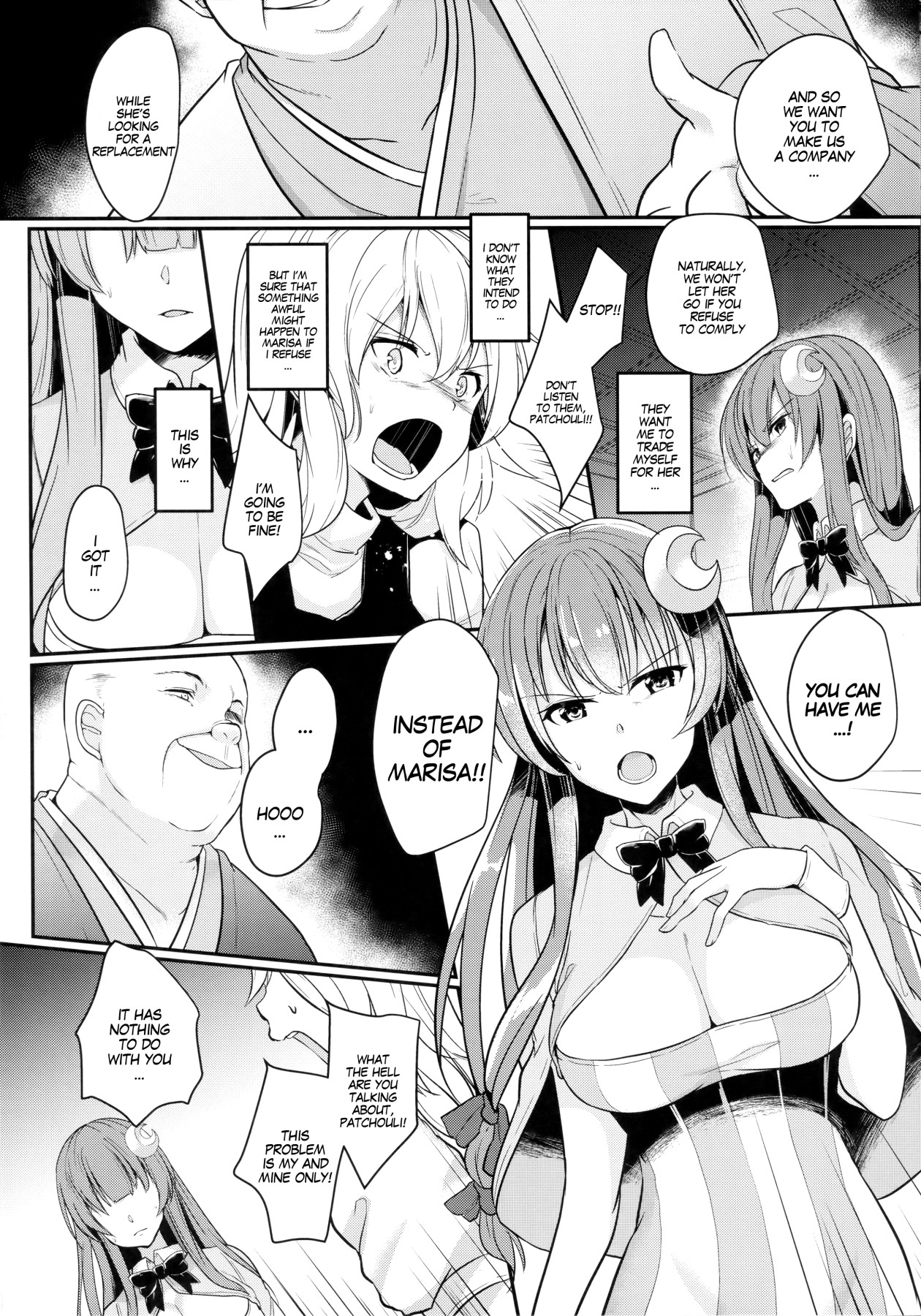 Hentai Manga Comic-Patchouli As A Substitute-Read-4